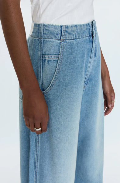 Lottie High Rise Relaxed Bowed Pant