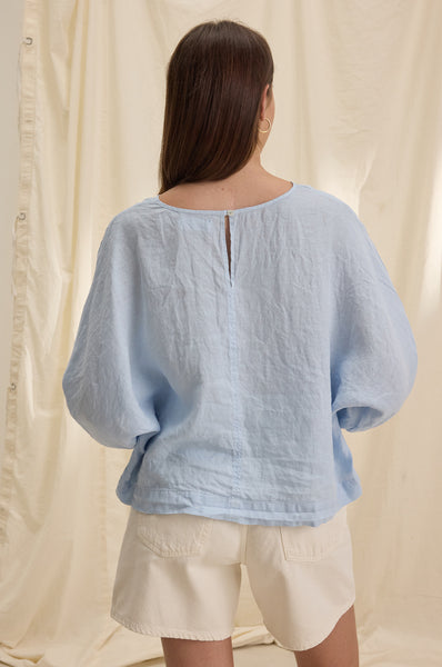 Woven Linen Top