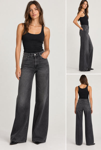 Hepburn Wide Leg - Nightshade Aura