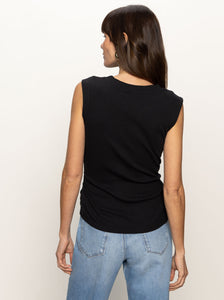 Ribbed Ruched Tank