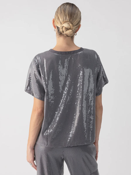 Perfect Sequin Woven Top