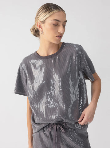 Perfect Sequin Woven Top