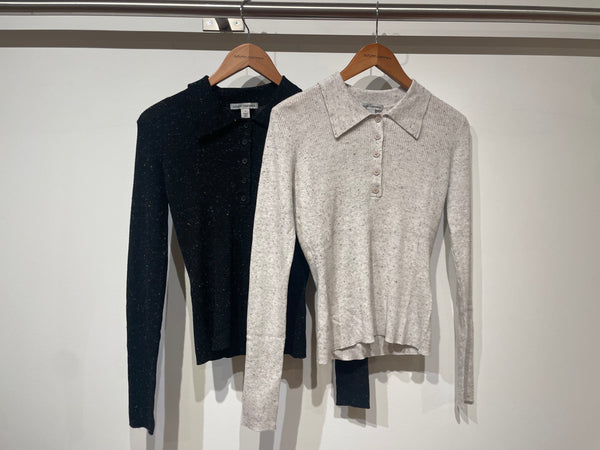 Ribbed Polo - 2 Colours