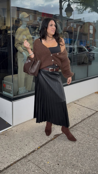 Jacaranda Pleated Skirt