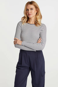 Ribbed Striped Long Sleeve
