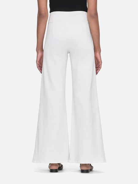 Jetset Wide Leg Pant in White