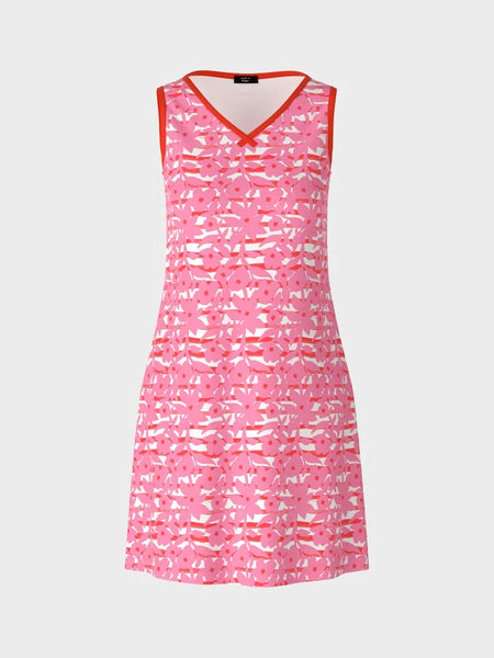 Sleeveless Flower Print Dress