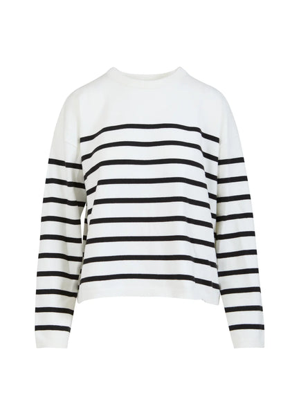 Collins Striped Open Back Sweater