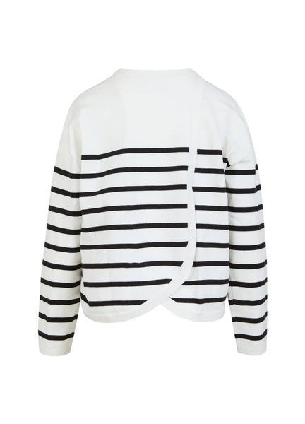 Collins Striped Open Back Sweater