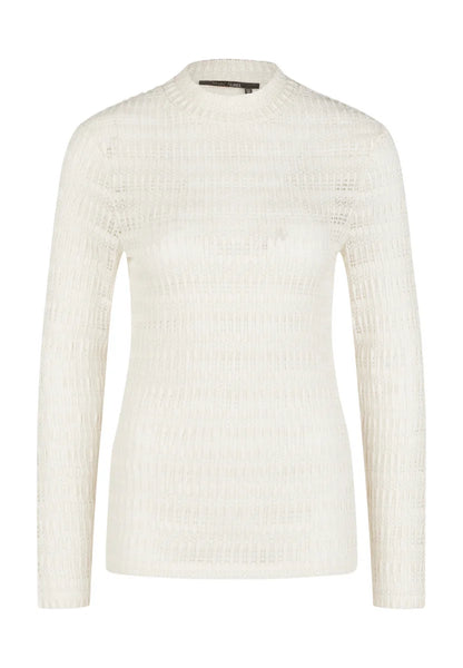 Jersey Lace Turtleneck