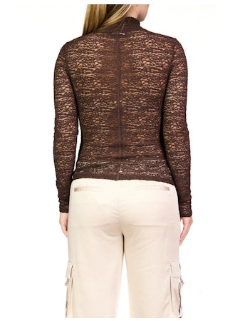 Textured Mock Knit Top