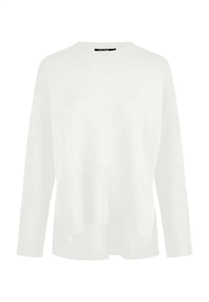 Pullover with Ribbed Hem/ 2 colours