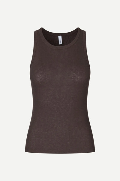 Sasonnet Tank Top in Chocolate Brown