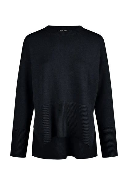 Pullover with Ribbed Hem/ 2 colours