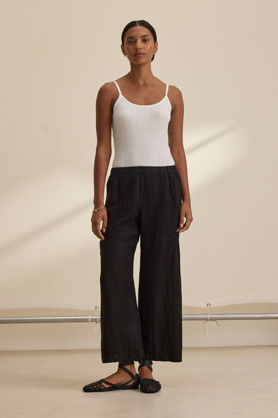 Woven Linen Pant