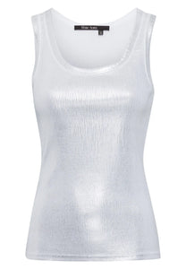 Metallic Silver Tank