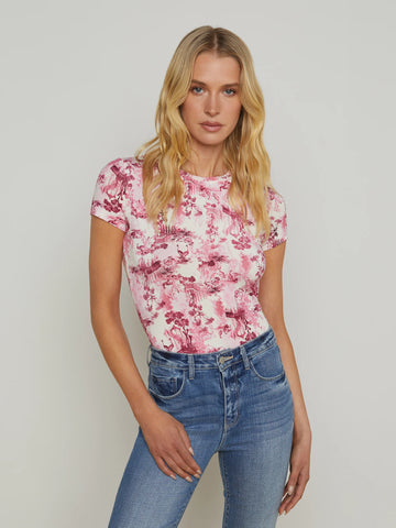 Ressi Crew Neck Tee - Toil Print