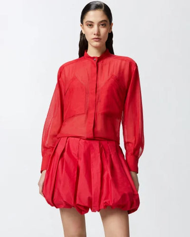 Mandarin Collared Shirt