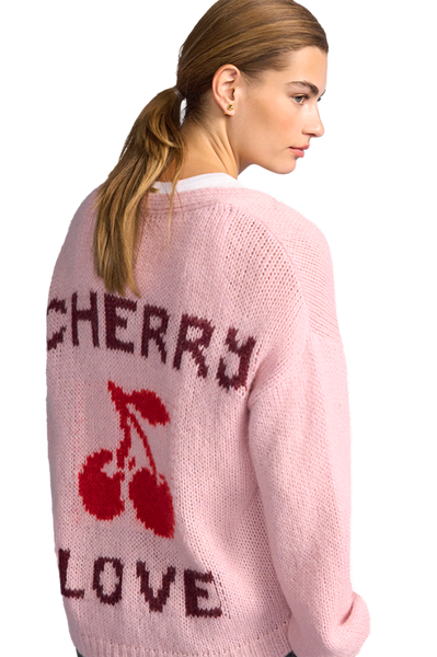 Cherry Love Oversized Cardian
