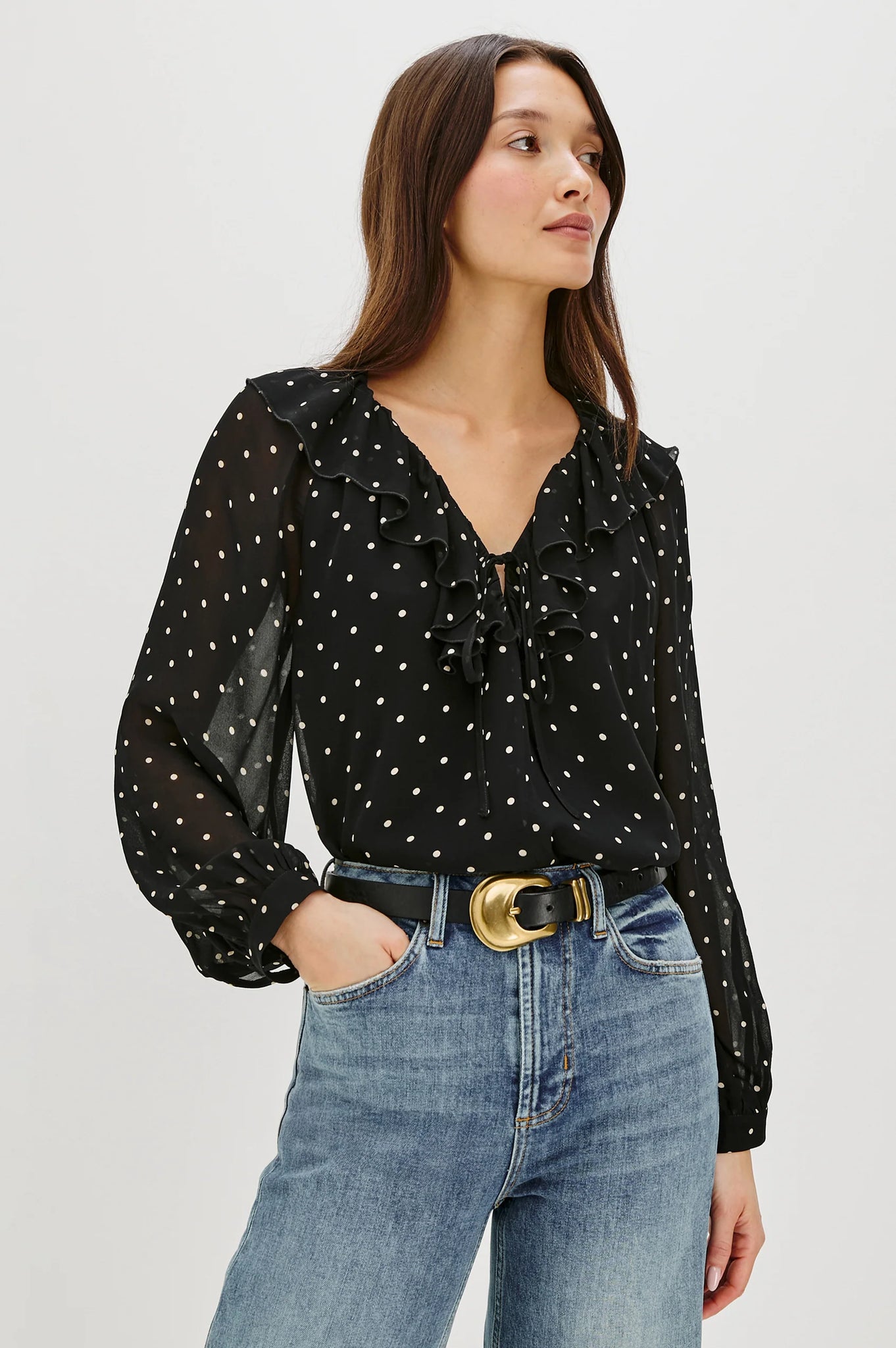 Honora Polka Dot Top