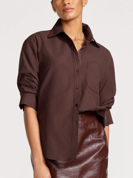 Pia Shirt - Chocolate