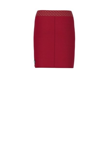 Wool Zip Up Skirt