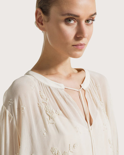 Embroidered Georgette Blouse