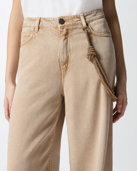 Jeans With Jewel Cord