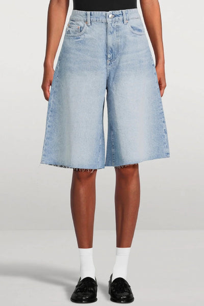 Lucia Long Denim Shorts