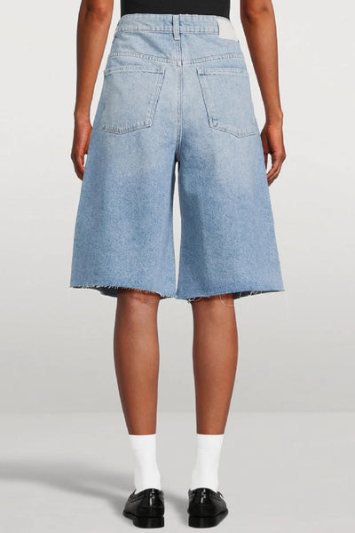 Lucia Long Denim Shorts
