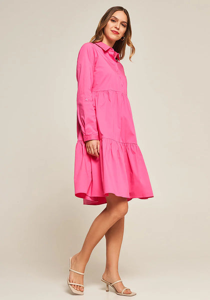 Poplin Dress With Flounce