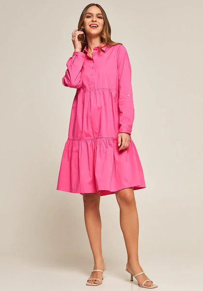 Poplin Dress With Flounce