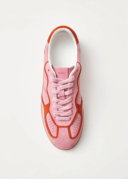 Rife Sea Pink Leather Sneakers