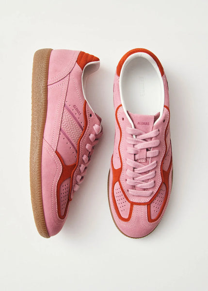 Rife Sea Pink Leather Sneakers