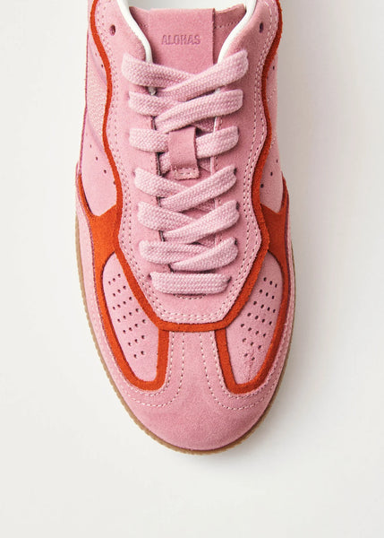Rife Sea Pink Leather Sneakers