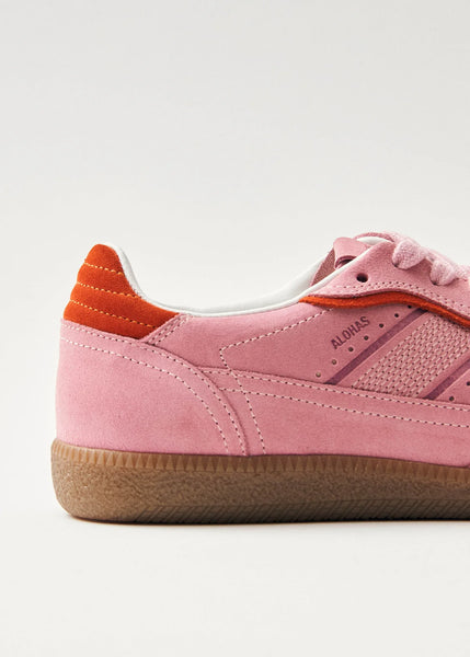 Rife Sea Pink Leather Sneakers