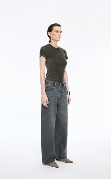 Velvet Short Sleeve Tee - 2 Colours