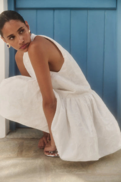 Flora Halter Neck Mini Dress
