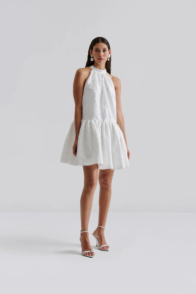 Flora Halter Neck Mini Dress