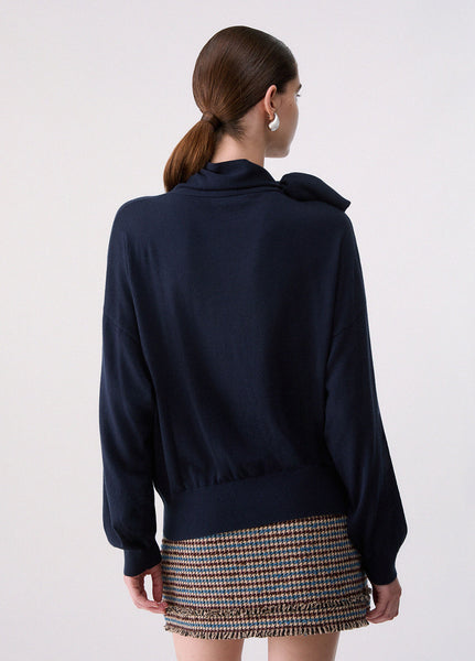 Top with Scarf Detail - 3 Colours
