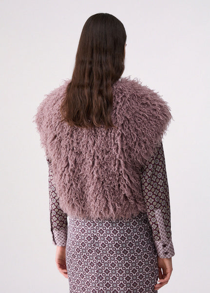 Teddy Cropped Vest
