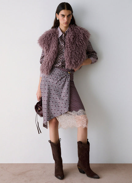Teddy Cropped Vest