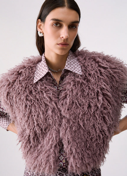 Teddy Cropped Vest
