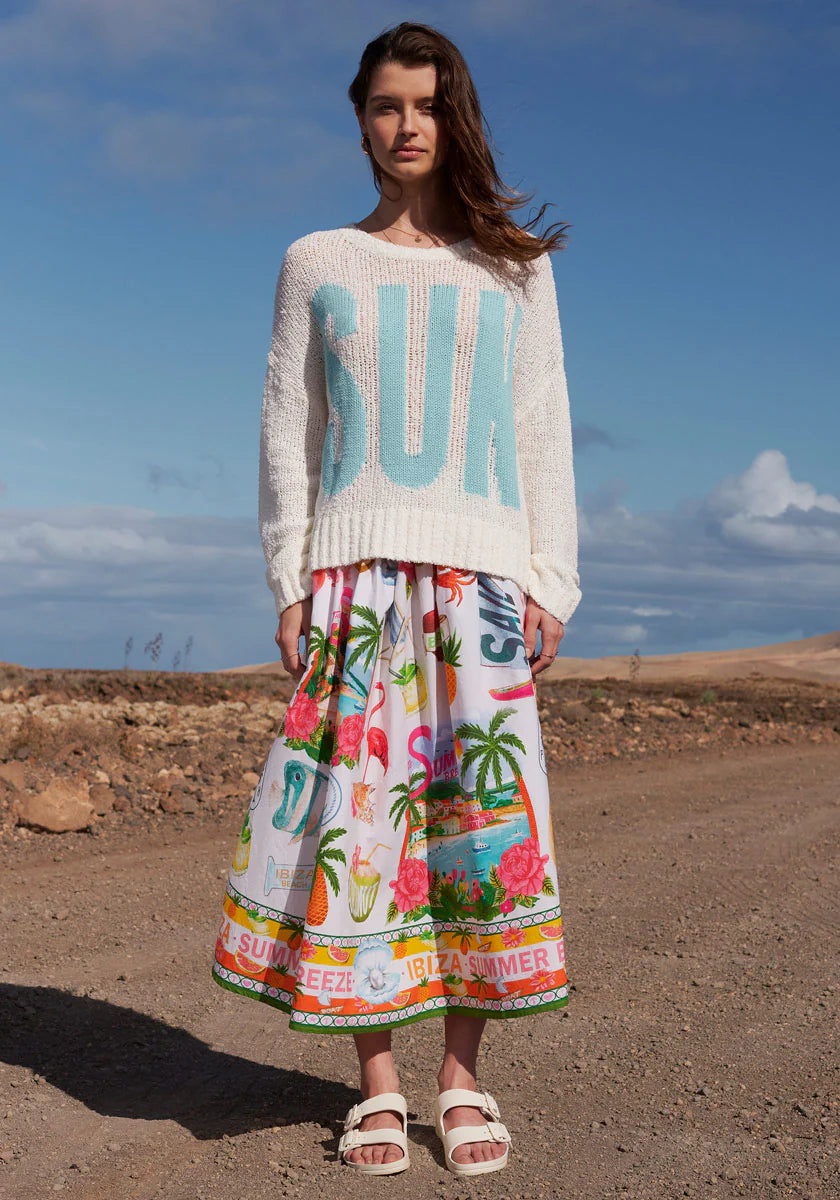 Summer Breeze Midi Skirt