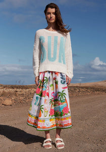 Summer Breeze Midi Skirt