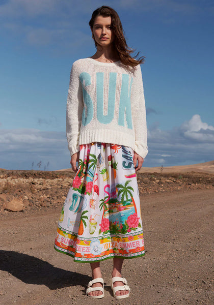 Summer Breeze Midi Skirt