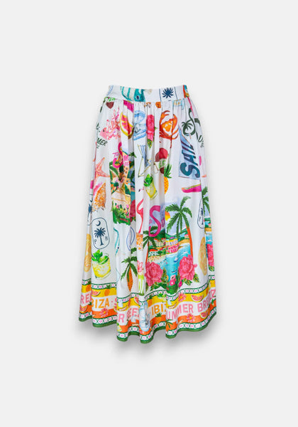 Summer Breeze Midi Skirt