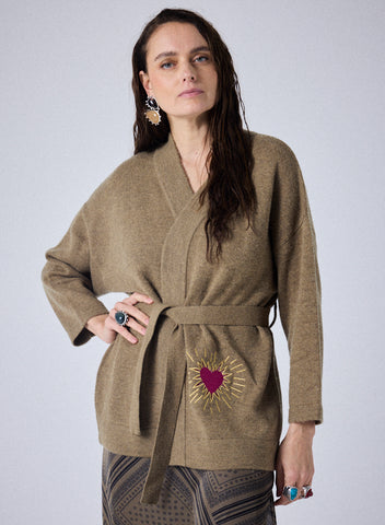 Tex Wrap Cardigan