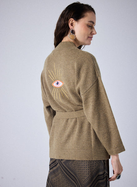 Tex Wrap Cardigan