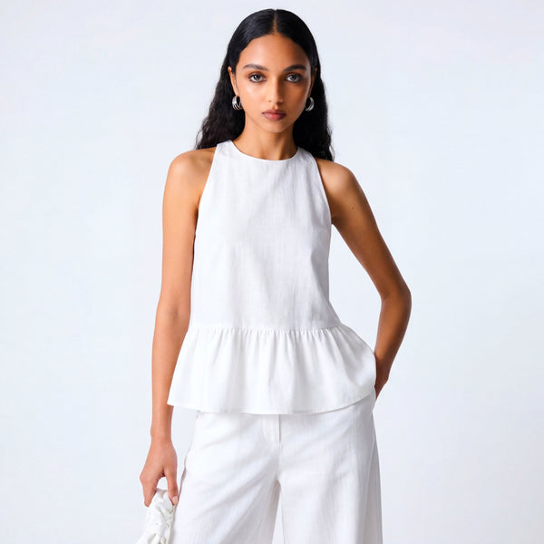 Cotton Poplin Top - 2 Colours